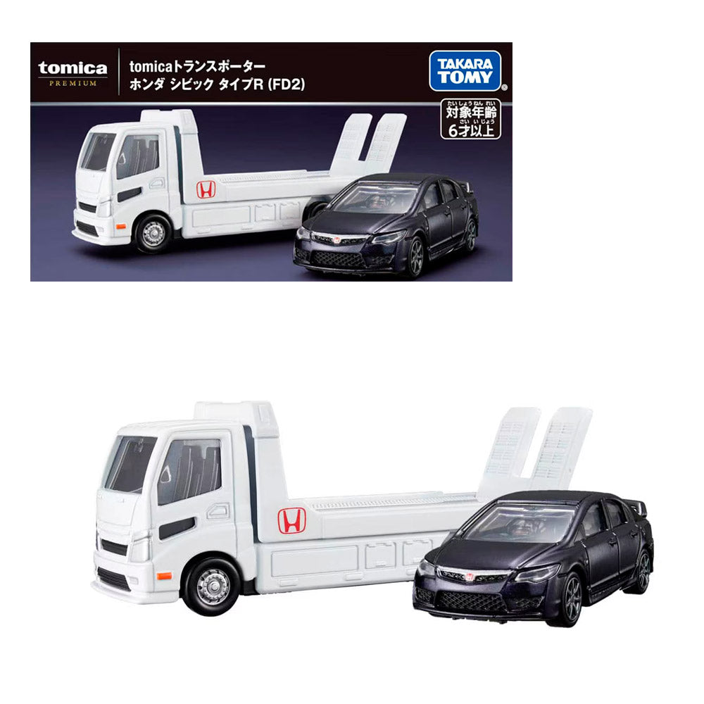 TOMICA TRANSPORTER HONDA CIVIC TYPE R (FD2) TOMICA TRANSPORTER HONDA CIVIC TYPE R (FD2)